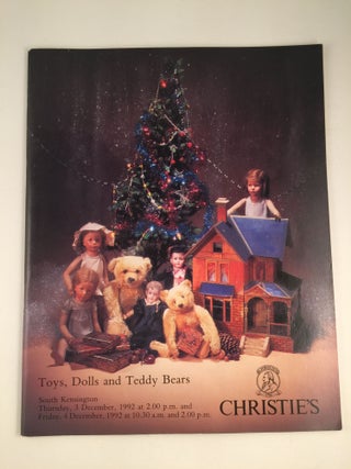 Item #1451 Toys, Dolls and Teddy Bears. Dec. 3rd London: Christie's, 1992 4th