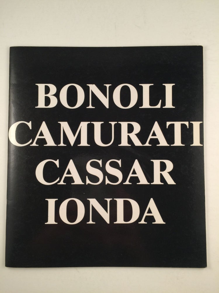 Item #1692 Bonoli, Camurati, Cassar, Ionda. April Firenze: Castalia, 1986.