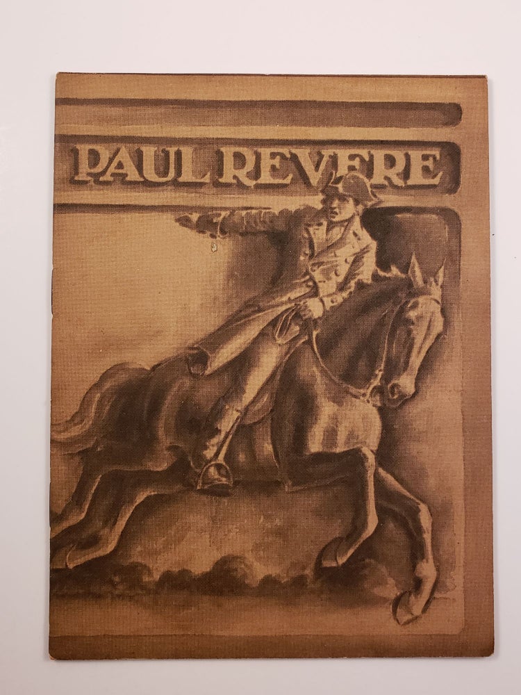 Item #18828 Paul Revere. John Hancock Booklets.