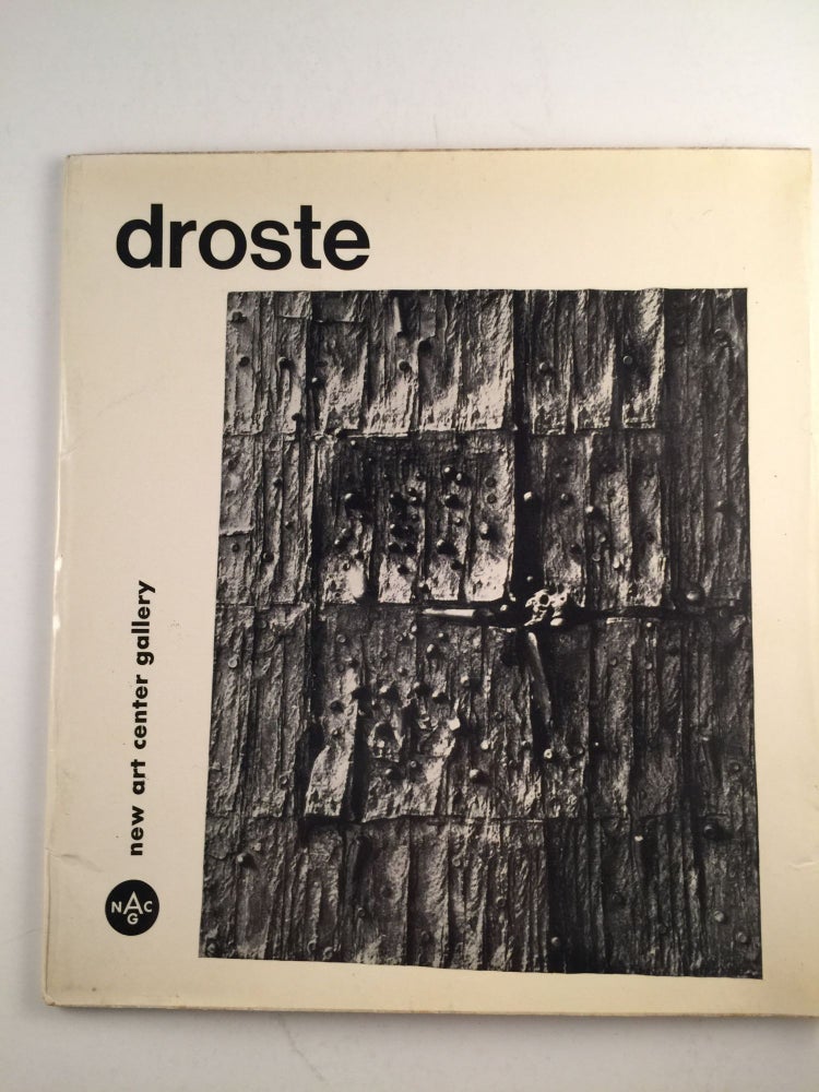 Item #1916 karl - heinz droste relief . sculpture . drawing. Oct. 13 - 31 NY: New Art Center Gallery, 1962.