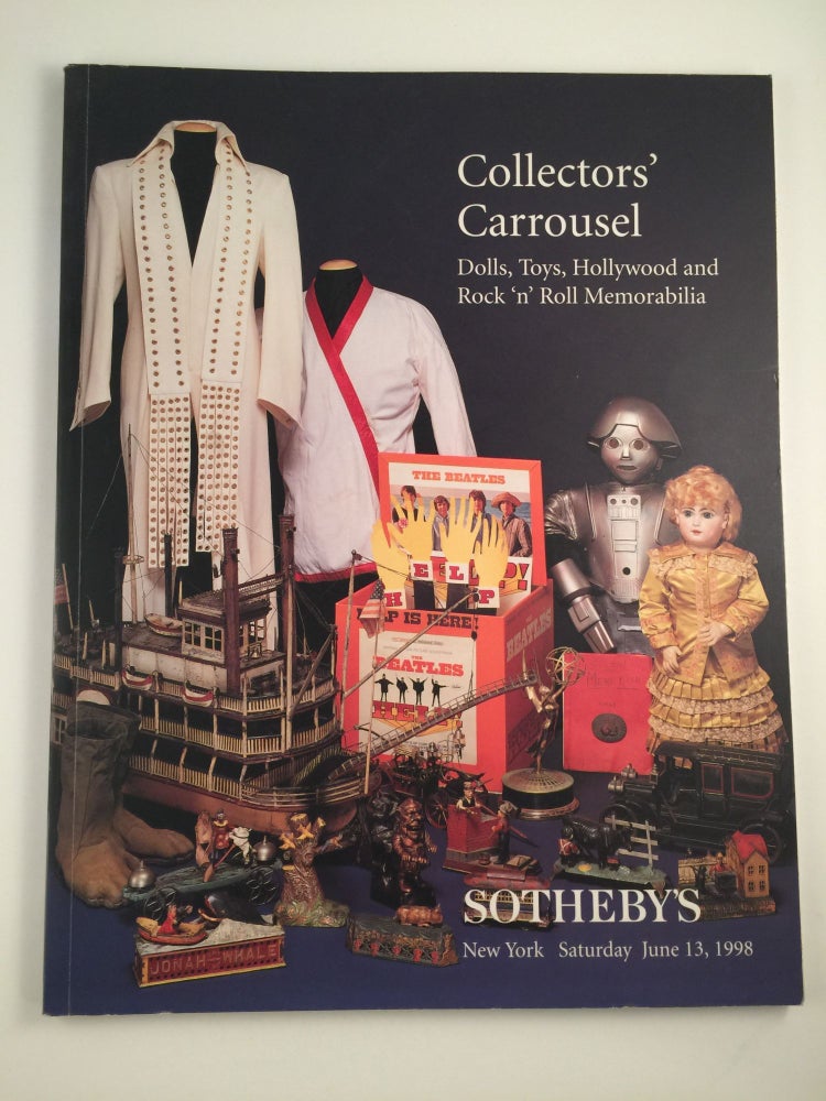 Item #19427 Collectors’ Carrousel Dolls, toys, Hollywood and Rock’n Roll Memorablia. June 13 NY: Sotheby’s, 1998.