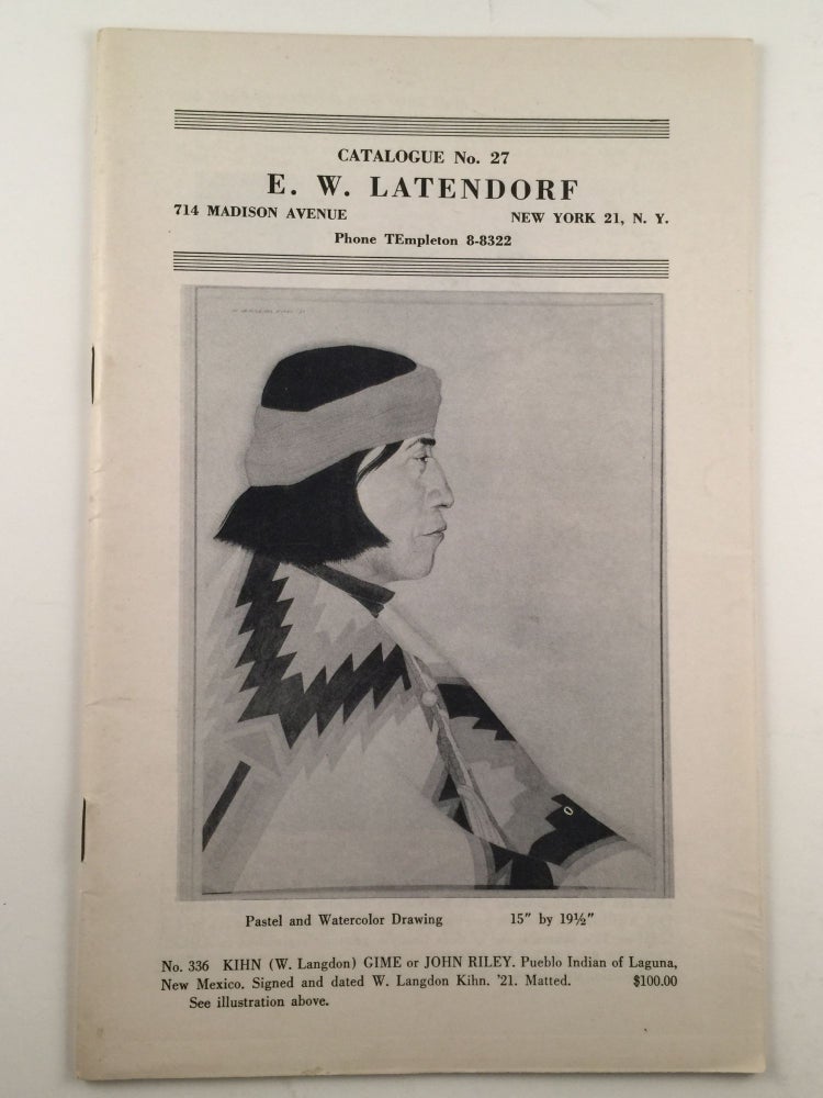 Item #19695 E. W. Latendorf Catalogue # 27. E. W. Latendorf.