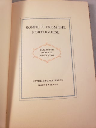 Sonnets From the Portuguese