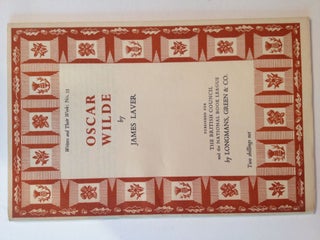 Item #20522 Oscar Wilde. Writers and their Work: No. 53. James Sutherland