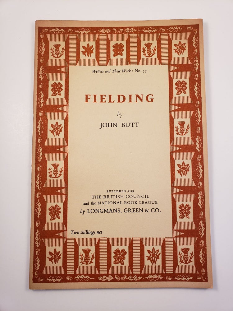 Item #20524 Fielding. Writers and their Work: No. 57. John Butt.