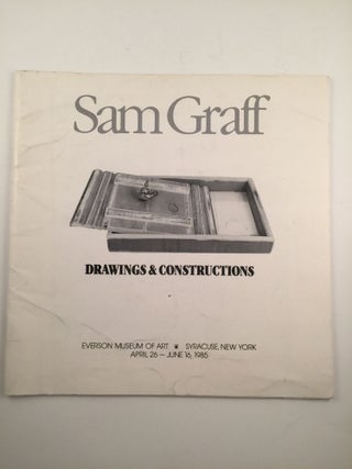 Item #20592 Sam Graff. Drawings & Constructions A Fictional Installation by Jane Greengold. Apr....