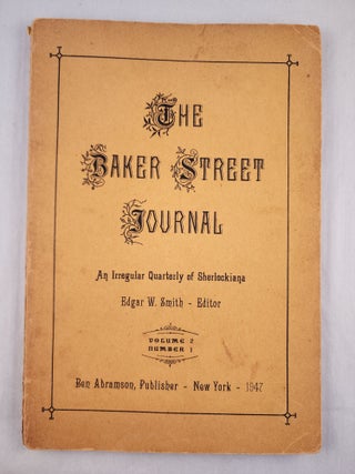 Item #22973 The Baker Street Journal An Irregular Quarterly of Sherlockiana Volume 2 Number 1....