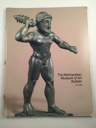 Item #23309 The Metropolitan Museum of Art Bulletin Fall 1985 Greek Bronzes in the Metropolitan...