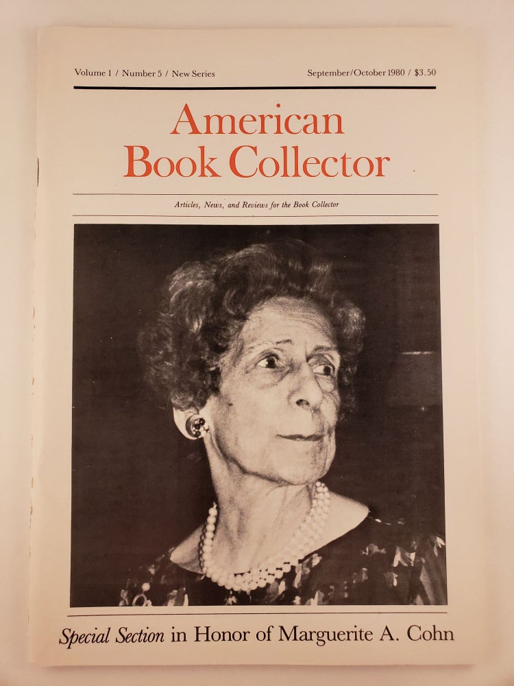Item #23339 John Fowles: a Bibliographical Checklist in American Book Collector, Volume 1, #5, New Series, September/October 1980. N/A.