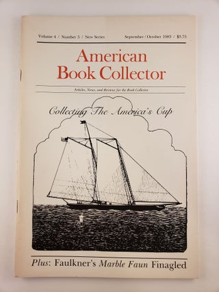 Item #23450 John Hawkes: a Bibliographical Checklist in American Book Collector, Volume 4, Number...