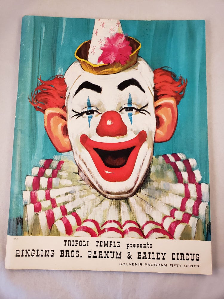 Item #23521 Tripoli Temple presents Ringling Bros and Barnum and Bailey Souvenir Program. Irving L. Circus Chairman Heller.