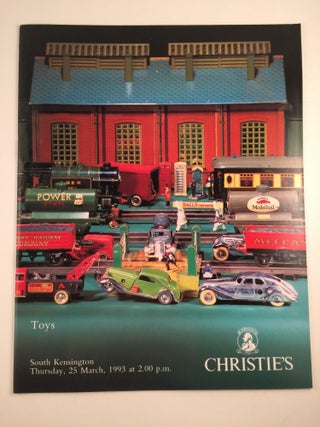 Item #24669 Toys. March 25th London: Christies's, 1993