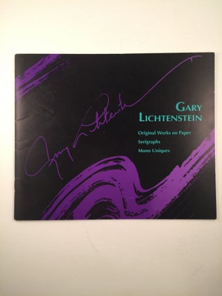 Item #24989 Lichtenstein Vision Original Works on Paper Serigraphs Mono Uniques. Hong Kong: Hong...