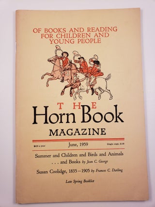 Item #25520 Horn Book Magazine. June,1959. Ruth Viguers