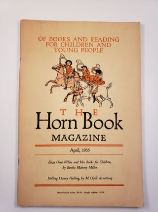 Item #25528 Horn Book Magazine. April, 1955. Jennie Lindquist