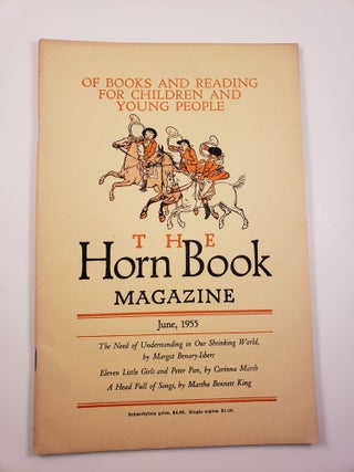 Item #25529 Horn Book Magazine. June, 1955. Jennie Lindquist