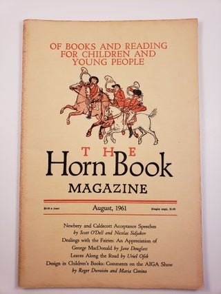 Item #25542 Horn Book Magazine. August,1961. Ruth Viguers
