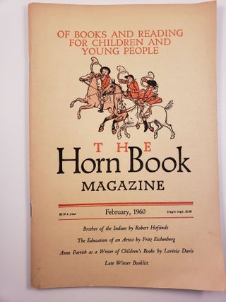 Item #25546 Horn Book Magazine. February, 1960. Ruth Viguers