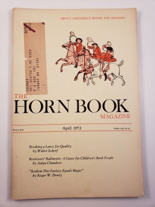 Item #25552 Horn Book Magazine. April, 1972. Paul Heins