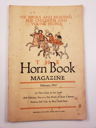 Item #25923 Horn Book Magazine. February 1952. Jennie Lindquist