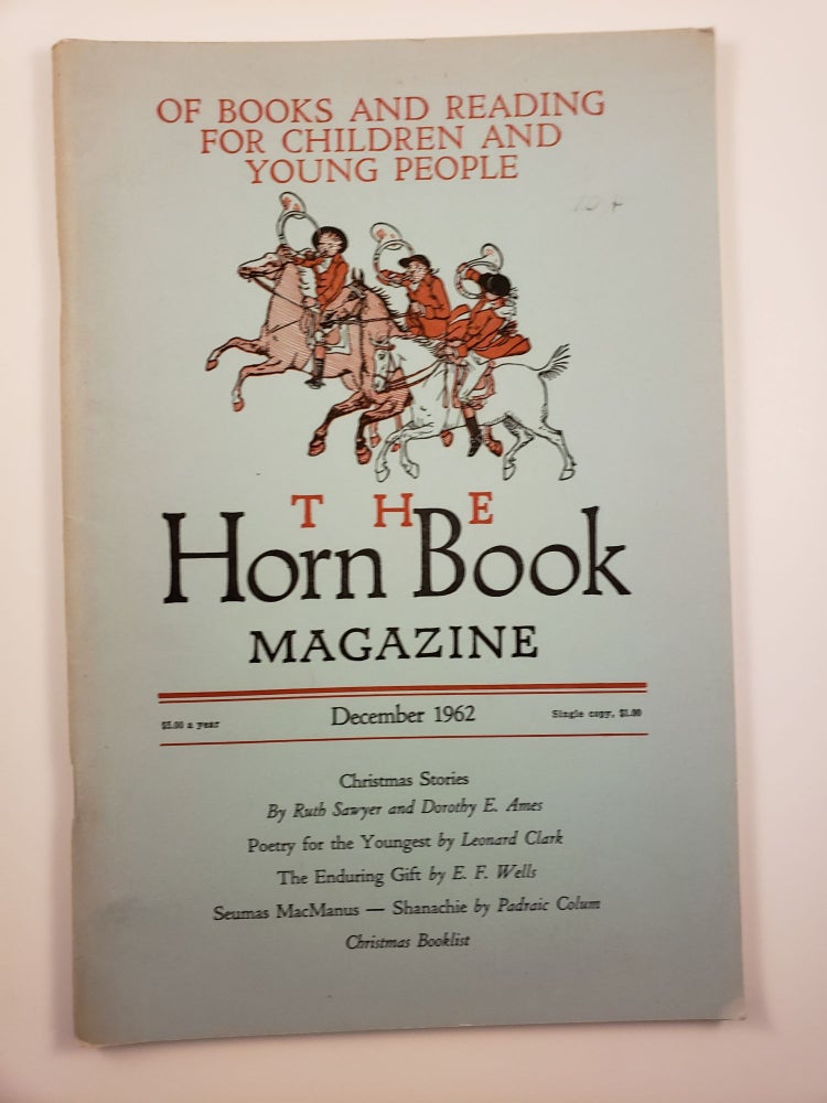 Item #25931 Horn Book Magazine. December 1962. Jennie Lindquist.