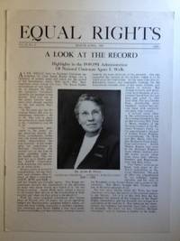 Item #26492 EQUAL RIGHTS": Official Organ of The National Woman's Party, Vol.37, No. 2, March -...