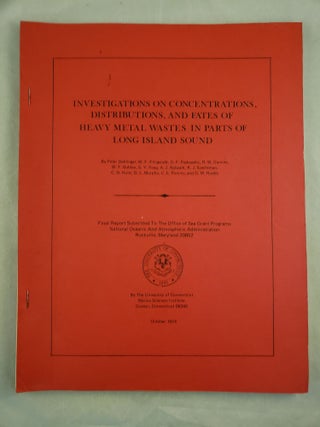 Item #26593 Investigations On Concentrations, Distributions, And Fates Of Heavy Metal Wastes In...
