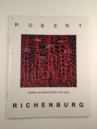 Item #27017 Robert Richenburg Works On Paper From The 1940s. December NY: David Findlay Jr Fine Art