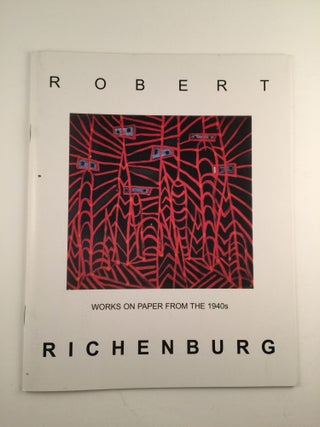 Item #27017 Robert Richenburg Works On Paper From The 1940s. December NY: David Findlay Jr Fine...