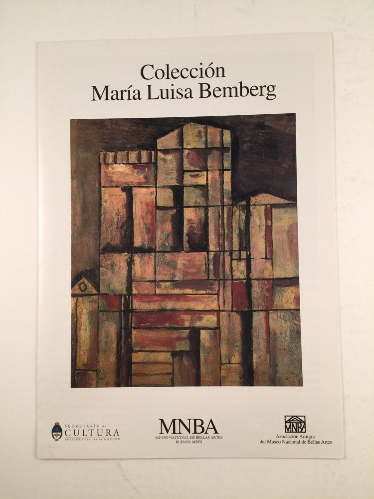 Item #27432 Coleccion Maria Luisa Bemberg. Buenos Aires: Museo Nacional De Bellas Artes.