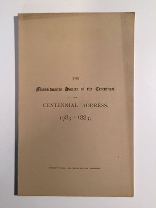 Item #27669 An Historical Address Delivered On The Occasion Of The Centennial Celebration At...