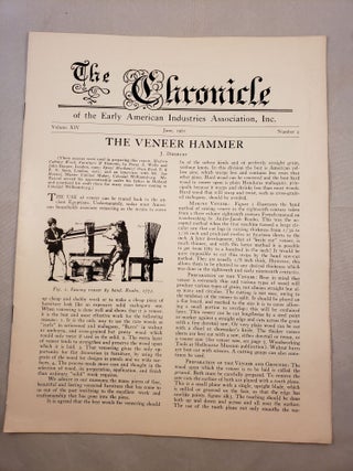Item #28009 The Chronicle of the Early American Industries Association Volume XIV Number 2 June...
