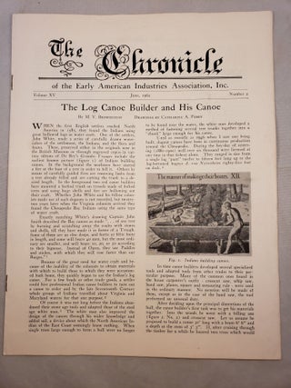 Item #28014 The Chronicle of the Early American Industries Association Volume XV Number 2 June...