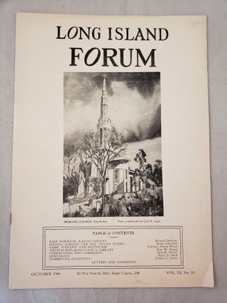 Item #28567 Long Island Forum Vol.IX, No.10, October 1946. Paul Bailey