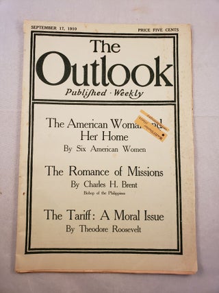 Item #29047 The Outlook September 17, 1910. Lyman Abbott, Hamilton W. Mabie associate...