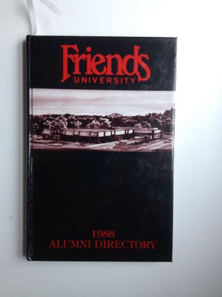 Item #30197 Friends University 1988 Alumni Directory. Friends University