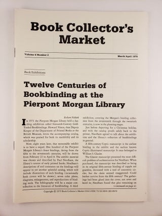 Item #30282 Book Collector's Market, Vol 4, No.2, March/April, 1979. Denis Carbonneau