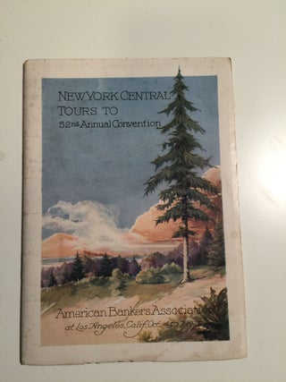 Item #30492 Tours to the Fifty-second Annual Convention of the American Bankers Association Los...