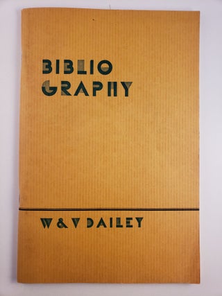 Item #30511 Bibliography Catalogue 36. William Dailey, Victoria