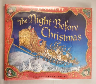 Item #30696 The Night Before Christmas Poem by Clement Moore. Clement and Moore, Jan Brett