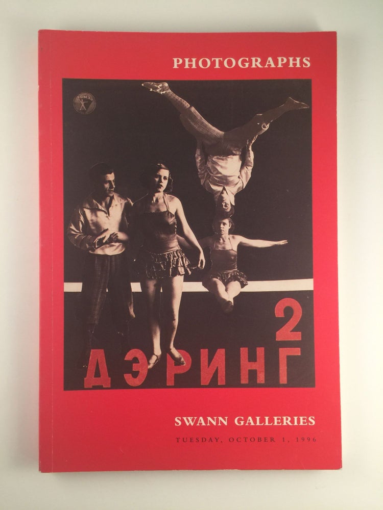 Item #30861 19th Century Photographs & 20th Century Photographs: October 1, 1996. NY: Swann Galleries.