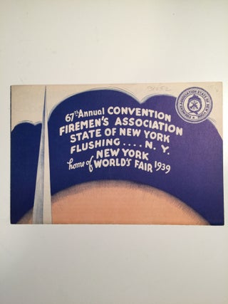 Item #31052 67th Annual Convention Firemen’s Association State of New York Flushing.... N.Y. ...