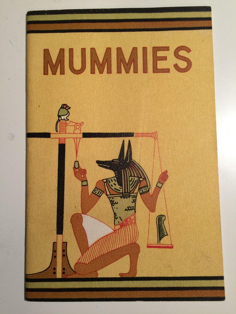 Item #32049 Mummies Anthropology Leaflet Number 36. Richard A. Martin.