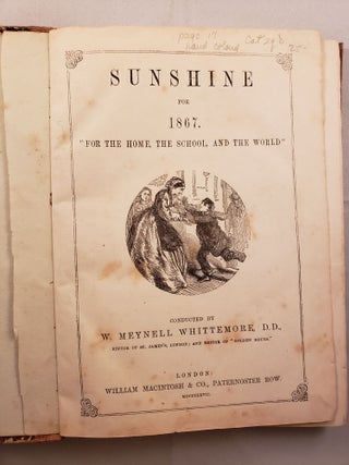 Sunshine for 1867. “For the Home, the School, and the World”