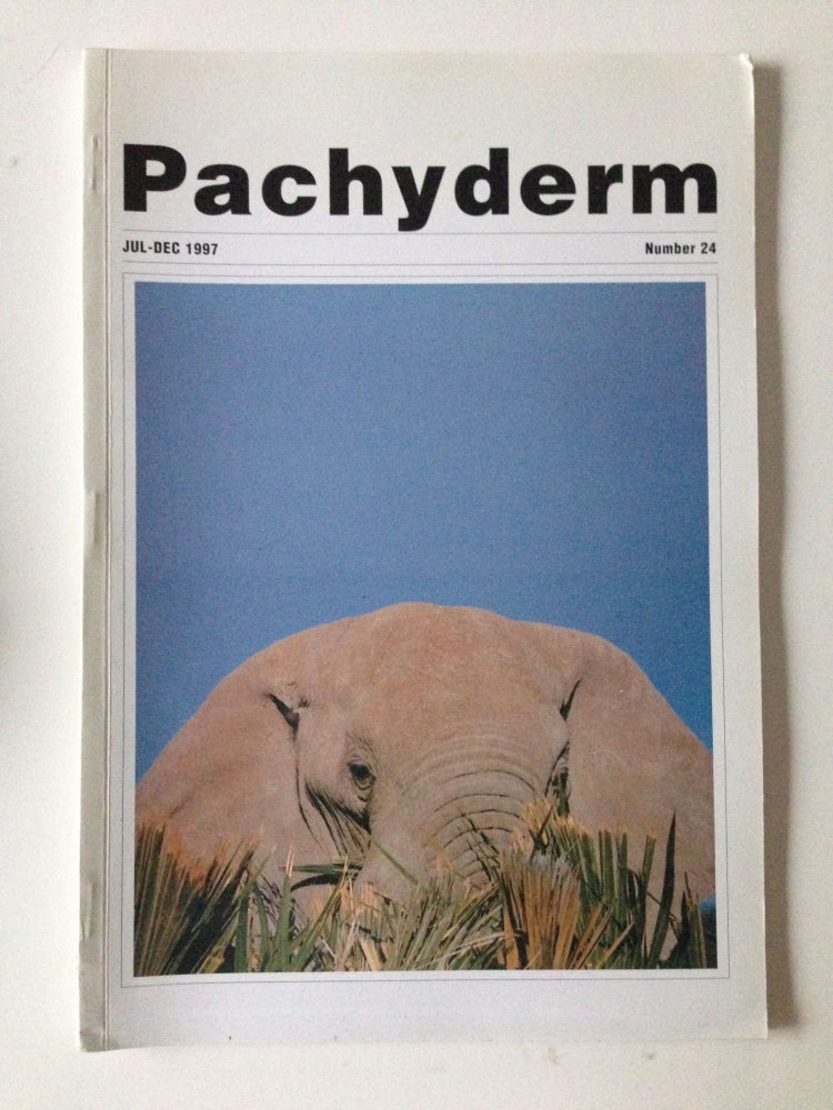 Item #33031 Pachyderm Number 24 July - December 1997. Greg Overton.