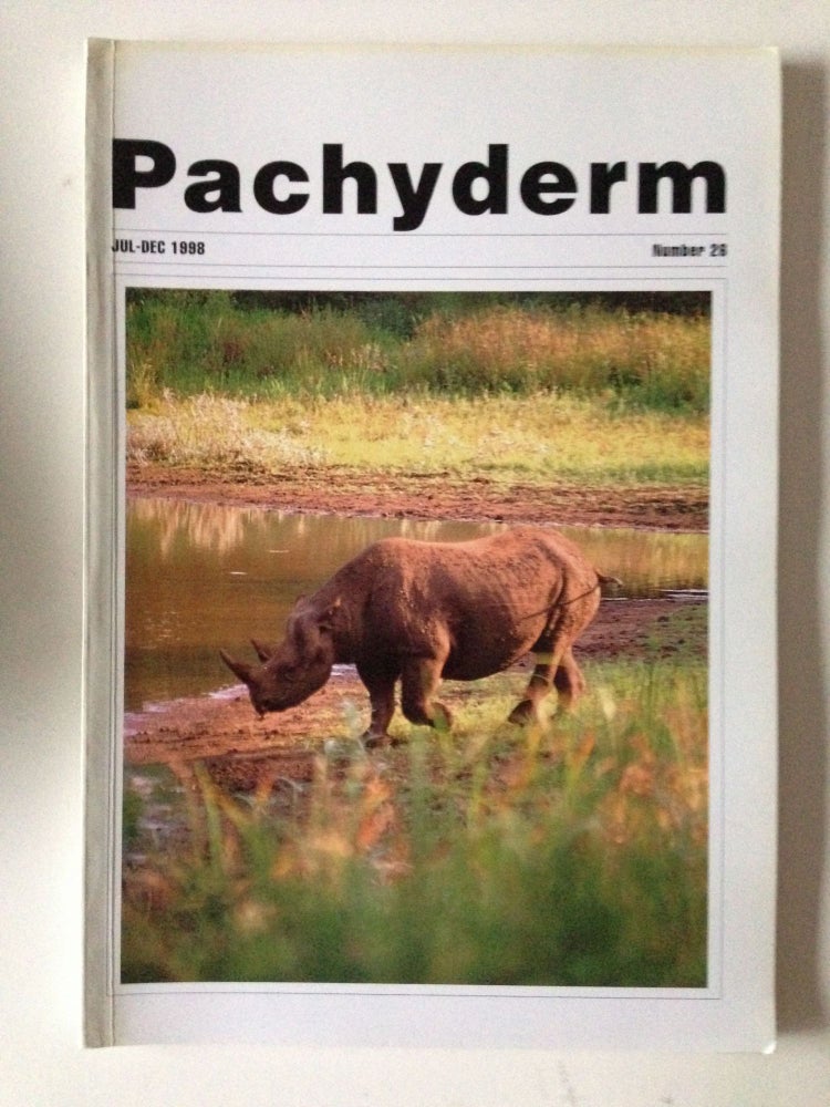 Item #33033 Pachyderm Number 26 July-December 1998. Greg Overton.