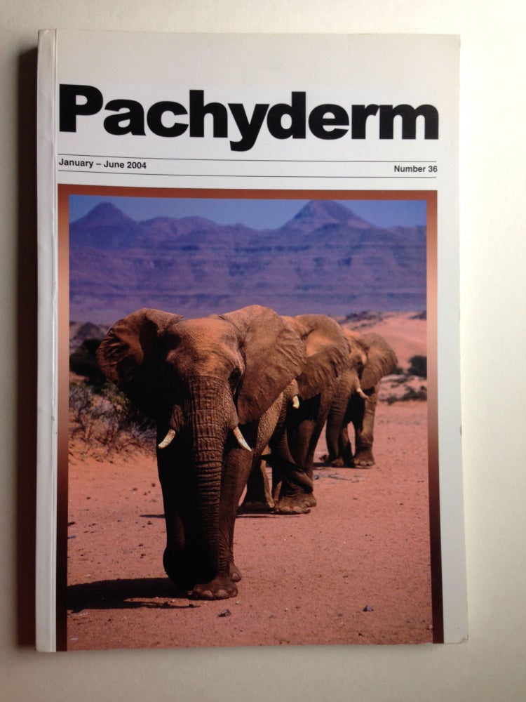 Item #33041 Pachyderm Number 36 January - June, 2004. Helen Van Houten.