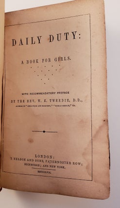 Daily Duty: A Book for Girls.