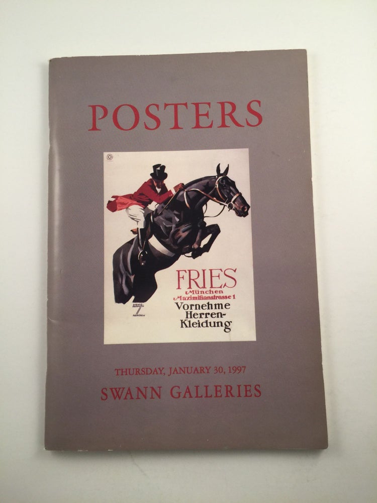 Item #33190 Posters Bicycles, Sports & Skiing, International, World War I & II. Inc. Thursday Swann Galleries, 1997 at 2:30 PM, January 30.