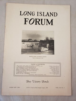 Item #33427 Long Island Forum February 1946 Vol. IX, No. 2. Paul Bailey